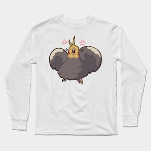 Angry Cockatiel Long Sleeve T-Shirt